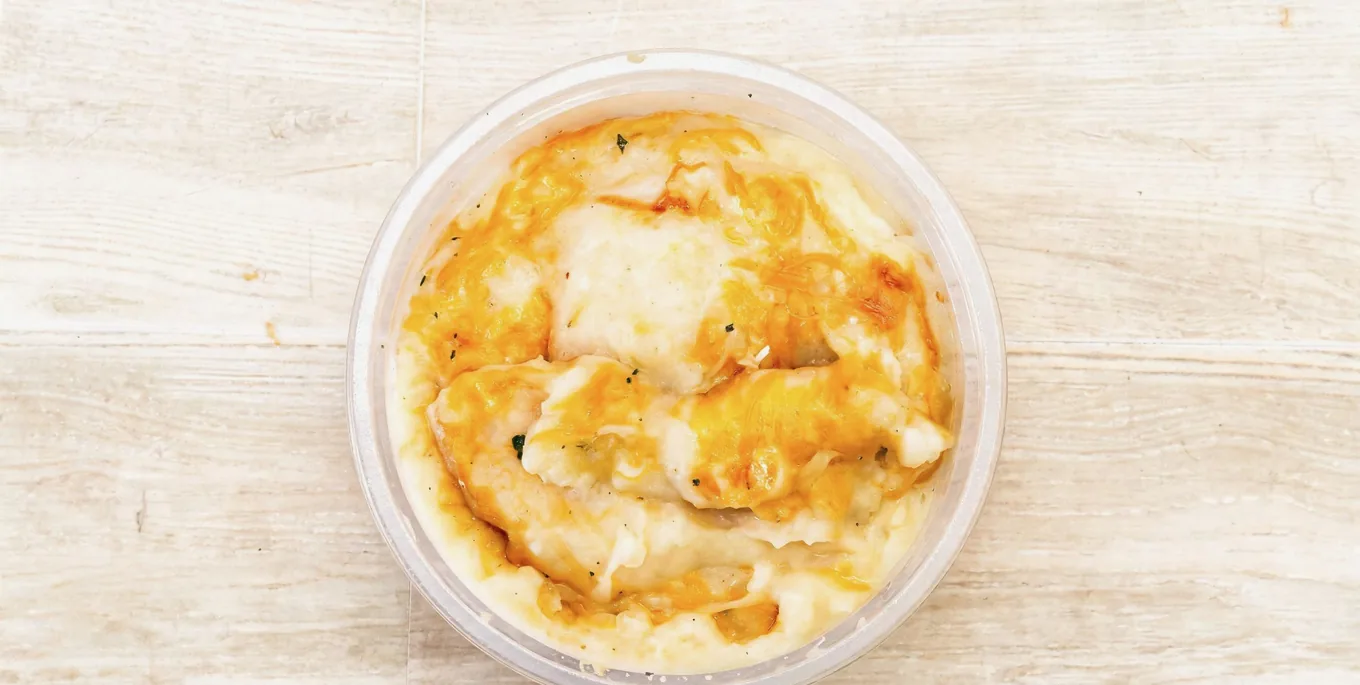 Baked mac and cheese, a side at Bayou Fork Kitchen